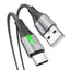 60w Fast charging led light cable with USB-C connectors 