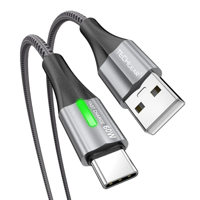 60w Fast charging led light cable with USB-C connectors 