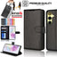 TECHGEAR RFID Wallet Case for Samsung Galaxy A37 5G / A37 4G – Premium PU Leather Flip Cover with Card Slots, Clear ID Window, Kickstand & Wrist Strap
