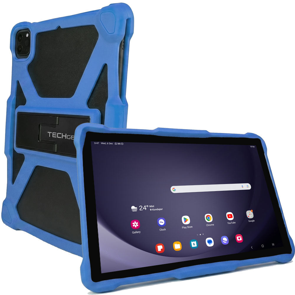 TECHGEAR Universal Tablet Case 10 Inch (9.7–11") - Rugged Bumper Case with Stand, Adjustable Fit Shockproof Protective Cover for iPad, Samsung, Lenovo, Android Tablets