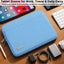 TECHGEAR AirShock Universal Tablet Sleeve | Shockproof Protective Sleeve Case for 7-13 Inch Tablets | Water-Resistant Oxford Fabric with Front Storage Pocket