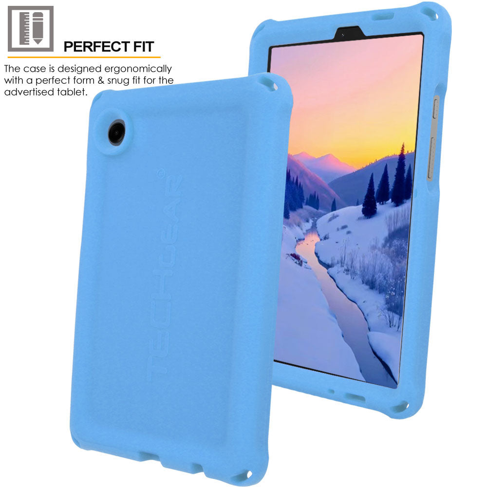 TECHGEAR Bumper Case for Samsung Galaxy Tab A11 8.7" & Tab A9 8.7" - Shockproof Soft Easy Grip Rugged Silicone Case (SM-X130 / SM-X135 / SM-X110 / SM-X115)