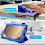 TECHGEAR Folio Case for Samsung Galaxy Tab A11+ & A9+ 11" (SM-X230/X236/X210/X215) – Leather Stand Cover with Hand Strap & Auto Sleep/Wake