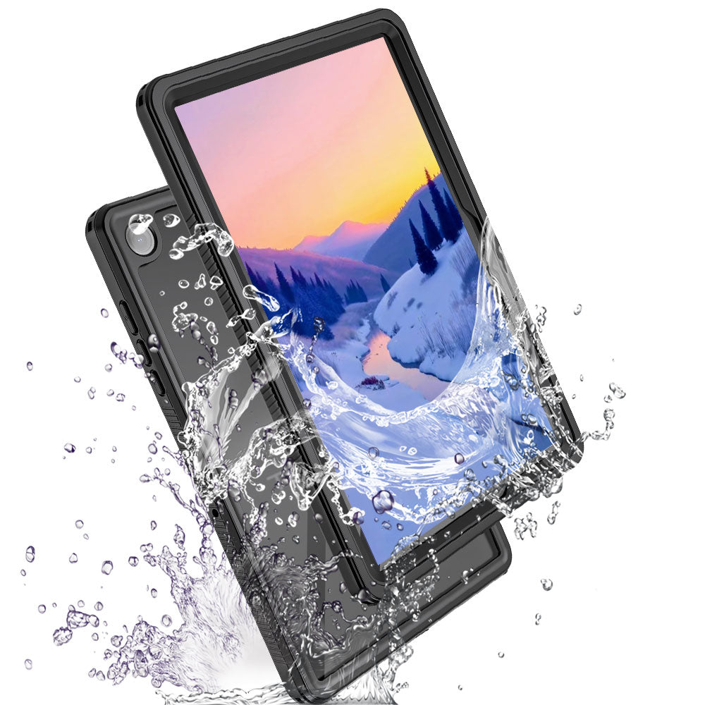 TECHGEAR Poseidon Waterproof Case for Samsung Galaxy Tab A11 Plus / A11+ 11" (SM-X230 / SM-X236) – IP68 Submersible Shockproof Case with Screen Protector, Stand & Shoulder Strap