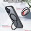 [Magnetic Ring Kickstand] For Apple iPhone 17, Slim, Tough Shockproof Armour, MagSafe Compatible Case with Stand