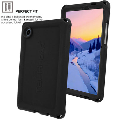 TECHGEAR Bumper Case for Samsung Galaxy Tab A11 8.7" & Tab A9 8.7" - Shockproof Soft Easy Grip Rugged Silicone Case (SM-X130 / SM-X135 / SM-X110 / SM-X115)