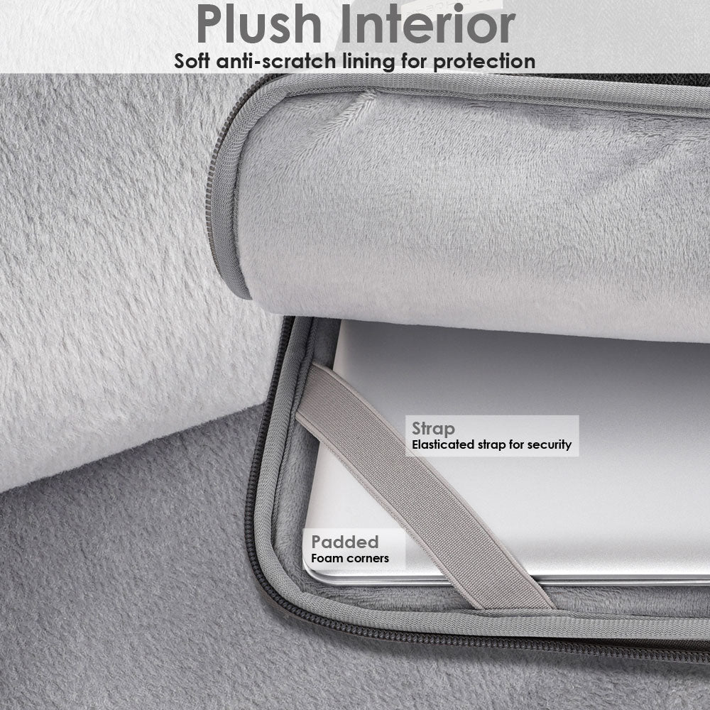 TECHGEAR UrbanDash Laptop Case – 4-in-1 Portable Laptop Sleeve with Strap, Handles & Trolley Belt, Shockproof Carry Case (Available in 5 Colours, and Sizes 11–15.6”)