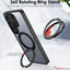 TECHGEAR Magnetic Stand Case for Samsung Galaxy S26 Ultra - Shockproof Hybrid Cover with 360° Ring Holder, Hard Back & Wireless Charging Compatible
