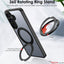 TECHGEAR Magnetic Stand Case for Samsung Galaxy S26 Plus - Shockproof Hybrid Cover with 360° Ring Holder, Hard Back & Wireless Charging Compatible