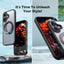 [Magnetic Ring Kickstand] For Apple iPhone 17, Slim, Tough Shockproof Armour, MagSafe Compatible Case with Stand