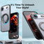 [Magnetic Ring Kickstand] For Apple iPhone Air, Slim, Tough Shockproof Armour, MagSafe Compatible Case with Stand