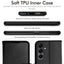TECHGEAR Wallet Case for Samsung Galaxy A26 5G | RFID Blocking Leather Flip Cover with Card Holder, Stand, Magnetic Closure & Wrist Strap