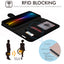 TECHGEAR Wallet Case for Samsung Galaxy A26 5G | RFID Blocking Leather Flip Cover with Card Holder, Stand, Magnetic Closure & Wrist Strap