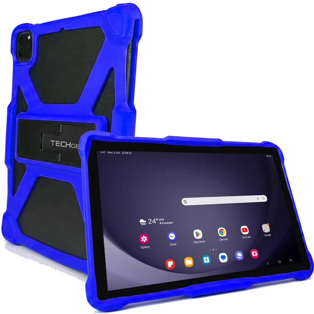 TECHGEAR Universal Tablet Case 10 Inch (9.7–11") - Rugged Bumper Case with Stand, Adjustable Fit Shockproof Protective Cover for iPad, Samsung, Lenovo, Android Tablets