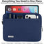 TECHGEAR AirShock Universal Tablet Sleeve | Shockproof Protective Sleeve Case for 7-13 Inch Tablets | Water-Resistant Oxford Fabric with Front Storage Pocket
