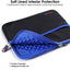 TECHGEAR Tablet Sleeve Case 7–13 Inch - Shockproof Neoprene Pouch with Bubble Protection, Zip Pocket, Slim Protective iPad Samsung Tablet Laptop Sleeve
