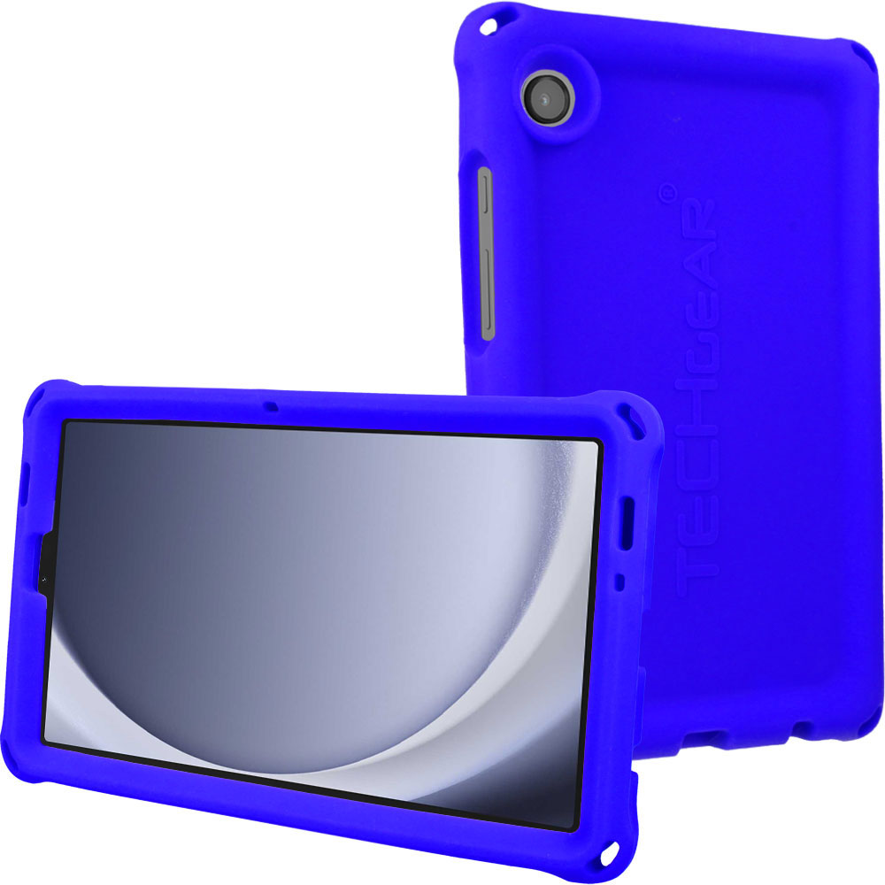 TECHGEAR Bumper Case for Samsung Galaxy Tab A11 8.7" & Tab A9 8.7" - Shockproof Soft Easy Grip Rugged Silicone Case (SM-X130 / SM-X135 / SM-X110 / SM-X115)