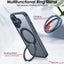[Magnetic Ring Kickstand] For Apple iPhone 17, Slim, Tough Shockproof Armour, MagSafe Compatible Case with Stand