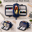 SharkByte Large Pencil Case Organiser - Big Capacity Stationery Storage Pouch with Compartments for School, College, Study, Office, Travel & Everyday Organisation
