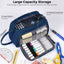 SharkByte Large Pencil Case Organiser - Big Capacity Stationery Storage Pouch with Compartments for School, College, Study, Office, Travel & Everyday Organisation