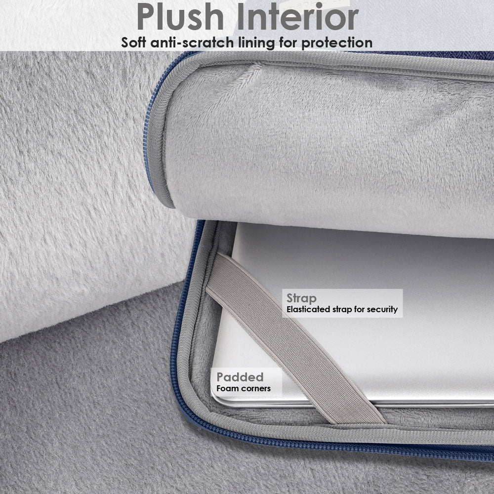 TECHGEAR UrbanDash Laptop Case – 4-in-1 Portable Laptop Sleeve with Strap, Handles & Trolley Belt, Shockproof Carry Case (Available in 5 Colours, and Sizes 11–15.6”)