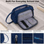 SharkByte Large Pencil Case Organiser - Big Capacity Stationery Storage Pouch with Compartments for School, College, Study, Office, Travel & Everyday Organisation