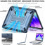 TECHGEAR BallisticWrap Case for MacBook Neo 13" (2026 A18 Pro) - Student Laptop Tough Hard Shell Cover with Kickstand, Shockproof TPU Edges