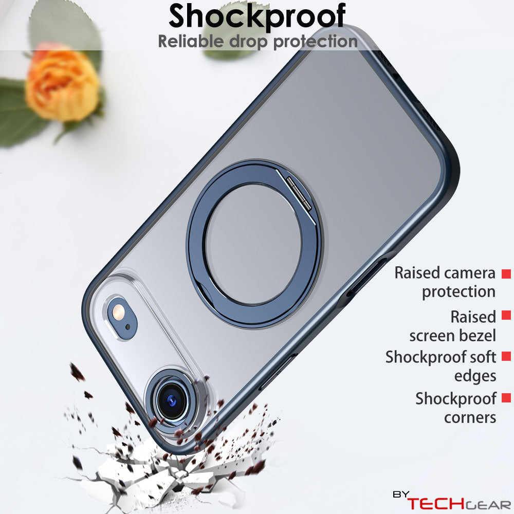 [Magnetic Ring Kickstand] For Apple iPhone Air, Slim, Tough Shockproof Armour, MagSafe Compatible Case with Stand