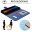 TECHGEAR Wallet Case for Samsung Galaxy A26 5G | RFID Blocking Leather Flip Cover with Card Holder, Stand, Magnetic Closure & Wrist Strap