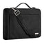 TECHGEAR AeroSlip Laptop Case, 4-in-1 Portable Slim & Waterproof Laptop Sleeve Carry Case with Strap, Handle, Trolley Belt & Storage Pockets (Available in 2 Colours, and Sizes 13–15.6”)