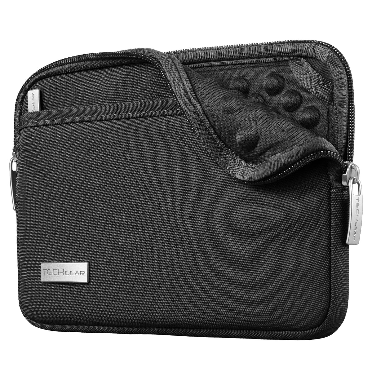 TECHGEAR AirShock Universal Tablet Sleeve | Shockproof Protective Sleeve Case for 7-13 Inch Tablets | Water-Resistant Oxford Fabric with Front Storage Pocket