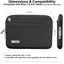 TECHGEAR AirShock Universal Tablet Sleeve | Shockproof Protective Sleeve Case for 7-13 Inch Tablets | Water-Resistant Oxford Fabric with Front Storage Pocket