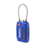 TSA Suitcase Locks 4-Dial Security Travel Combination Padlock