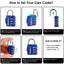 SharkByte Luggage Locks – 3-Dial Weatherproof Combination Padlock for Suitcases, Travel Bags, Gym Lockers & Outdoor Use (1 / 2 / 3 / 4 Pack)