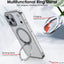 [Magnetic Ring Kickstand] For Apple iPhone 17 Pro, Slim, Tough Shockproof Armour, MagSafe Compatible Case with Stand