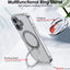 [Magnetic Ring Kickstand] For Apple iPhone 17, Slim, Tough Shockproof Armour, MagSafe Compatible Case with Stand