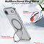 [Magnetic Ring Kickstand] For Apple iPhone Air, Slim, Tough Shockproof Armour, MagSafe Compatible Case with Stand