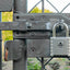 SharkByte Heavy Duty Combination Padlock 52mm – Weatherproof Outdoor Lock with 8mm Stainless Steel Shackle, Anti-Rust, Resettable Code, One-Button Locking for Gate, Warehouse, School, Shed, Storage, Garage (1 / 2 Pack)