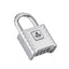 SharkByte Heavy Duty Combination Padlock 52mm – Weatherproof Outdoor Lock with 8mm Stainless Steel Shackle, Anti-Rust, Resettable Code, One-Button Locking for Gate, Warehouse, School, Shed, Storage, Garage (1 / 2 Pack)