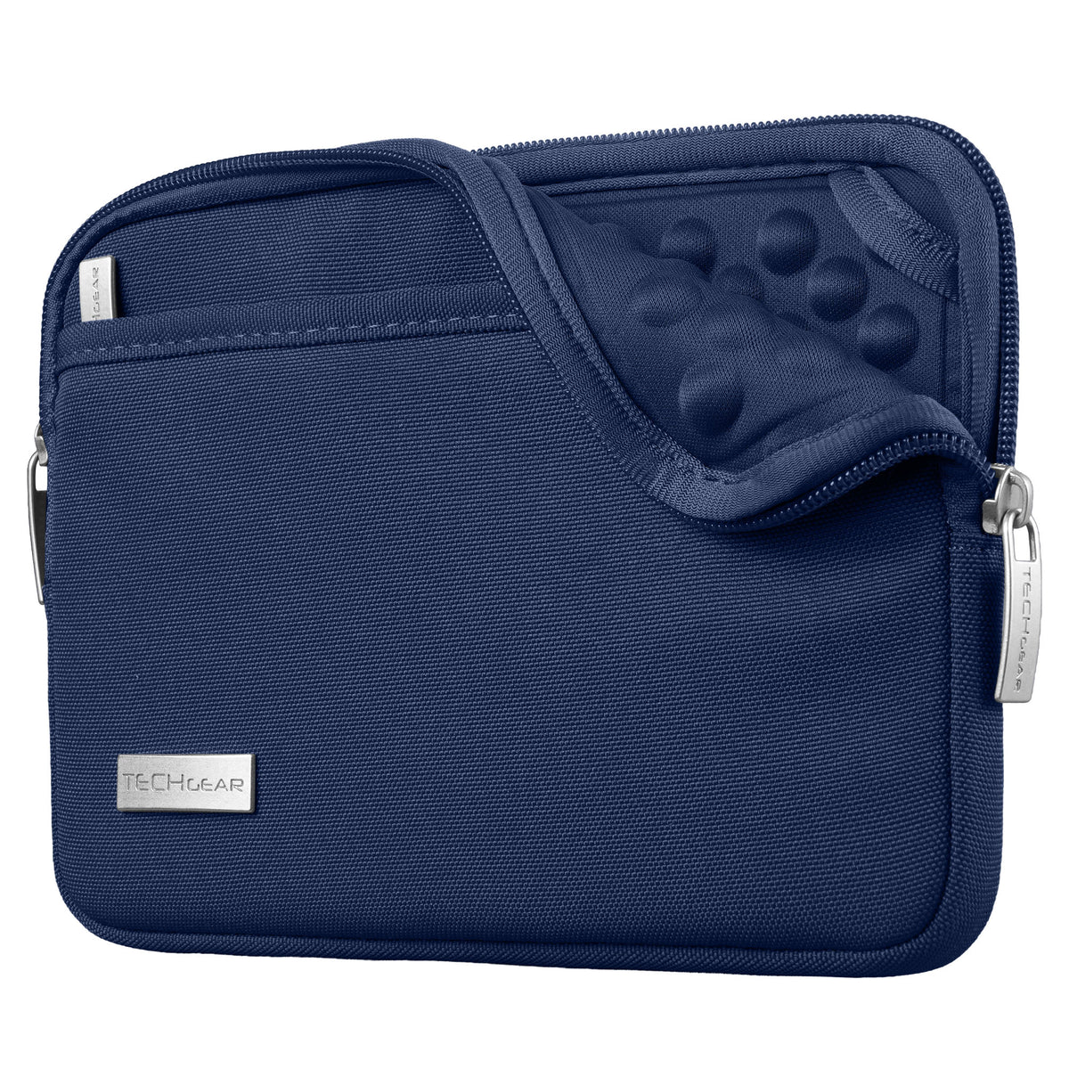 TECHGEAR AirShock Universal Tablet Sleeve | Shockproof Protective Sleeve Case for 7-13 Inch Tablets | Water-Resistant Oxford Fabric with Front Storage Pocket