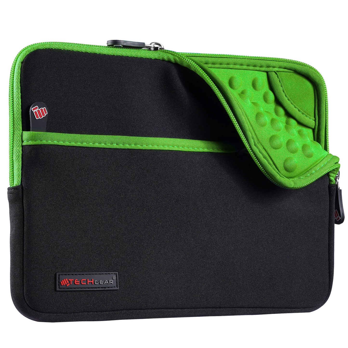 TECHGEAR Tablet Sleeve Case 7–13 Inch - Shockproof Neoprene Pouch with Bubble Protection, Zip Pocket, Slim Protective iPad Samsung Tablet Laptop Sleeve
