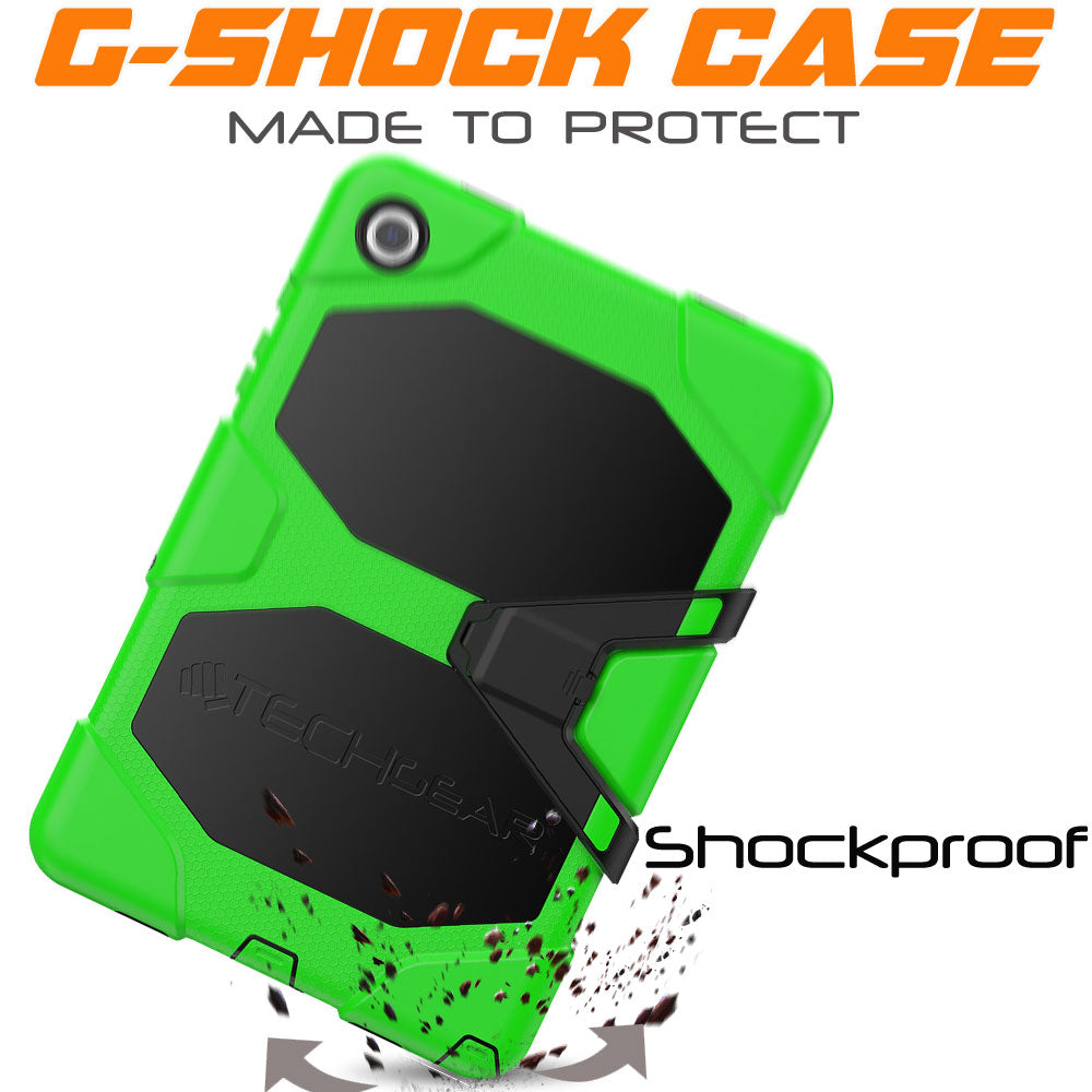 TECHGEAR G-SHOCK Case for Samsung Galaxy Tab A11+ / A11 Plus 11" (SM-X230 / SM-X236) Shockproof Kids, Schools & Work Protective Armour Full-Body Protection with Screen Guard & Kickstand