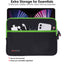 TECHGEAR Tablet Sleeve Case 7–13 Inch - Shockproof Neoprene Pouch with Bubble Protection, Zip Pocket, Slim Protective iPad Samsung Tablet Laptop Sleeve