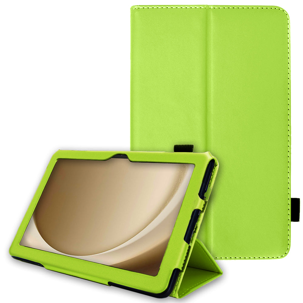 TECHGEAR Folio Case for Samsung Galaxy Tab A11+ & A9+ 11" (SM-X230/X236/X210/X215) – Leather Stand Cover with Hand Strap & Auto Sleep/Wake