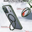 [Magnetic Ring Kickstand] For Apple iPhone 17 Pro Max, Slim, Tough Shockproof Armour, MagSafe Compatible Case with Stand