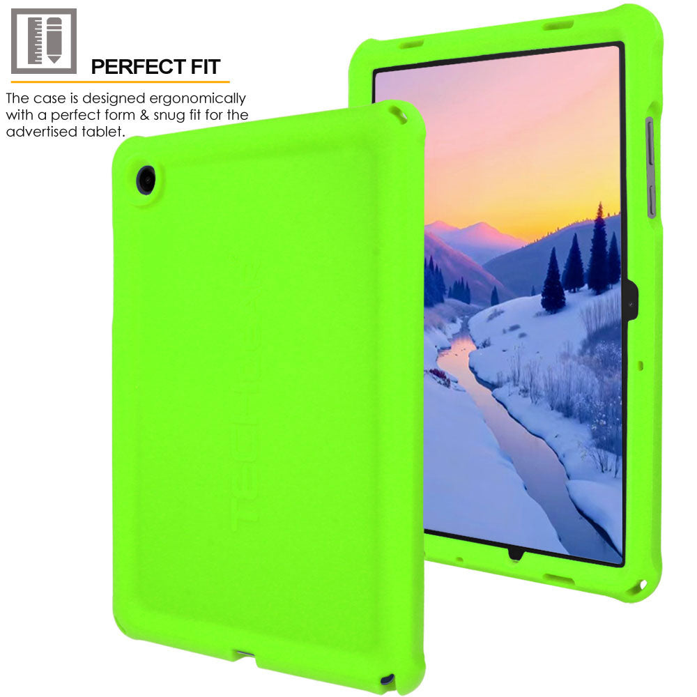 TECHGEAR Bumper Case for Samsung Galaxy Tab A11+ / A11 Plus & Tab A9+ / A9 Plus 11" – Kids Shockproof Silicone Case with Screen Protector (SM-X230 / SM-X236 / SM-X210 / SM-X215 / SM-X216)
