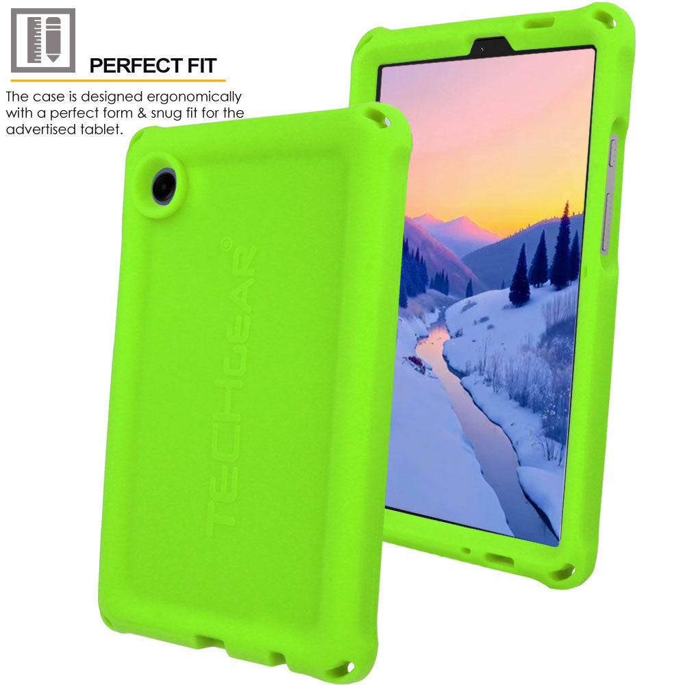 TECHGEAR Bumper Case for Samsung Galaxy Tab A11 8.7" & Tab A9 8.7" - Shockproof Soft Easy Grip Rugged Silicone Case (SM-X130 / SM-X135 / SM-X110 / SM-X115)