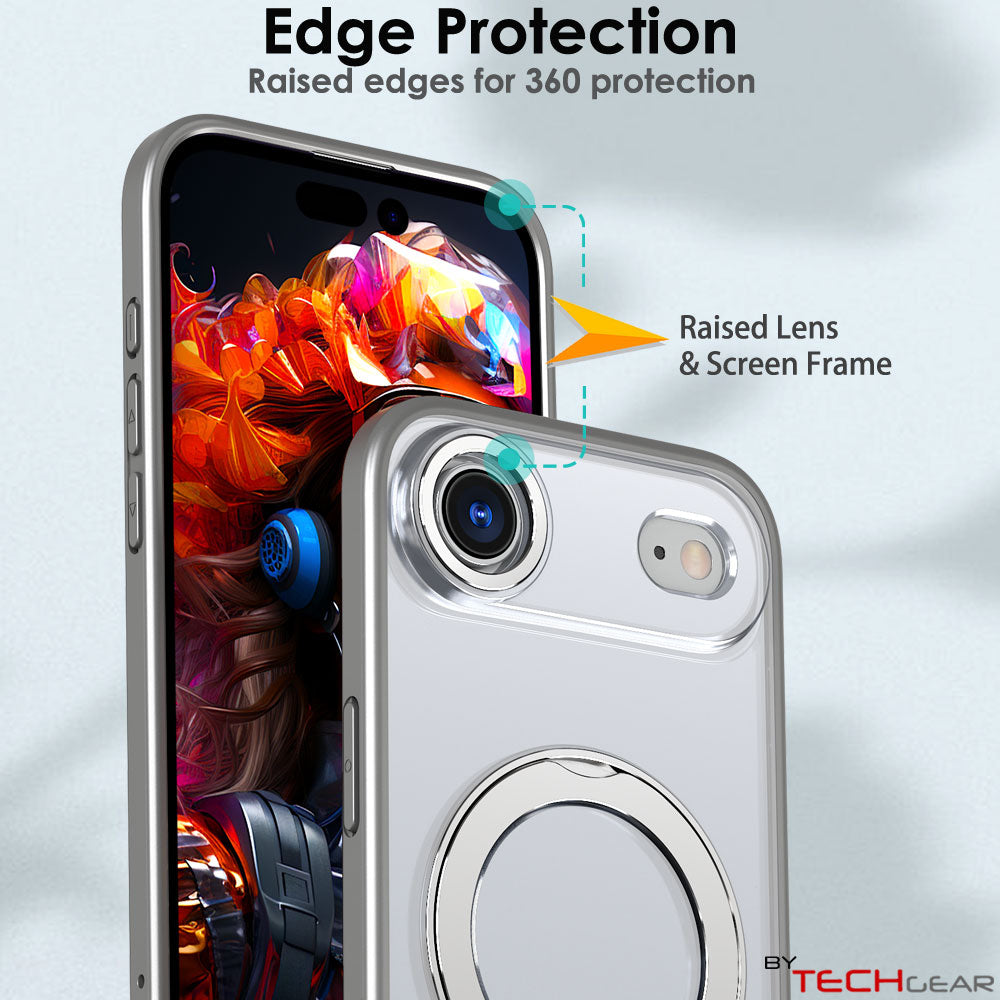 [Magnetic Ring Kickstand] For Apple iPhone Air, Slim, Tough Shockproof Armour, MagSafe Compatible Case with Stand