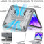 TECHGEAR BallisticWrap Case for MacBook Neo 13" (2026 A18 Pro) - Student Laptop Tough Hard Shell Cover with Kickstand, Shockproof TPU Edges