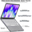 TECHGEAR BallisticWrap Case for MacBook Neo 13" (2026 A18 Pro) - Student Laptop Tough Hard Shell Cover with Kickstand, Shockproof TPU Edges